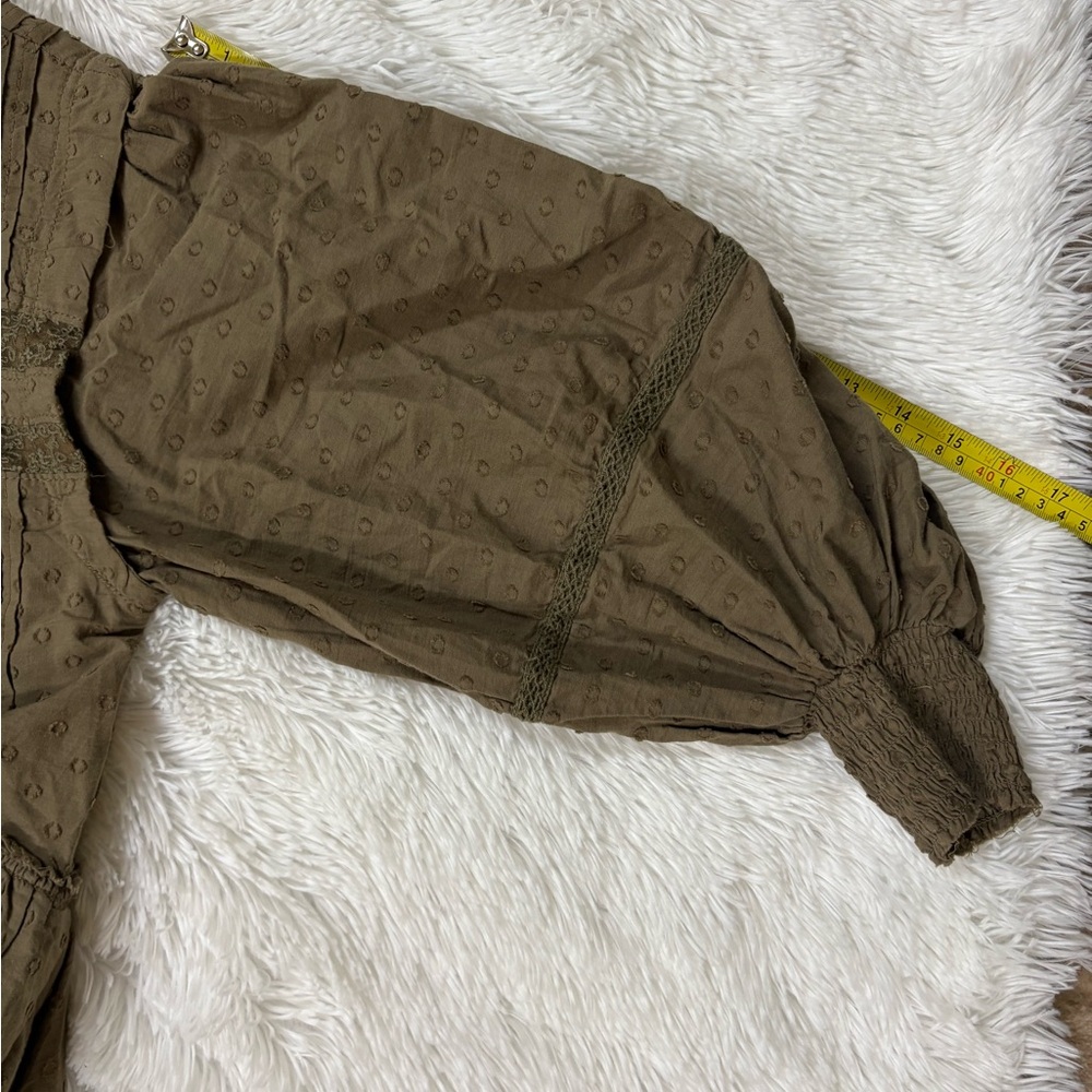 Anthropology Pilcro Khaki Long Sleeve Dress - Picture 11 of 14